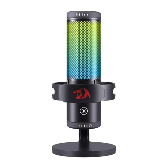 Redragon GM301 Fenris Condenser USB Streaming Microphone - Black